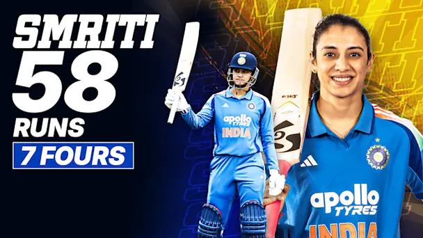 Smriti's 58 vs AUS in 1st ODI