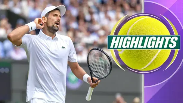 De Minaur vs Djokovic: Rd 4 Highlights