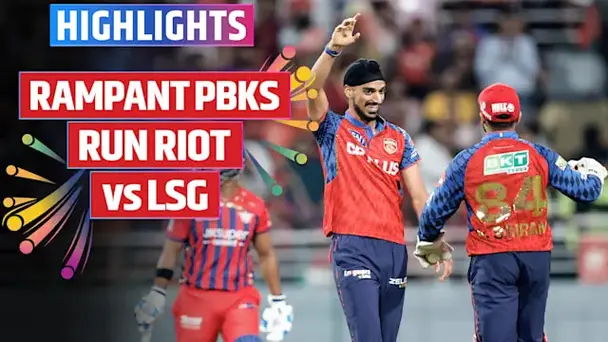 PBKS vs LSG: Highlights
