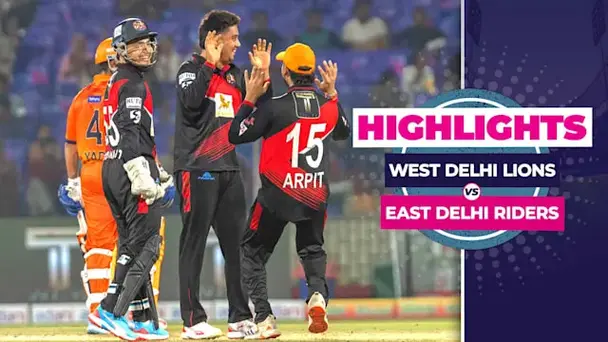 West Delhi Lions vs East Delhi Riders: Highlights