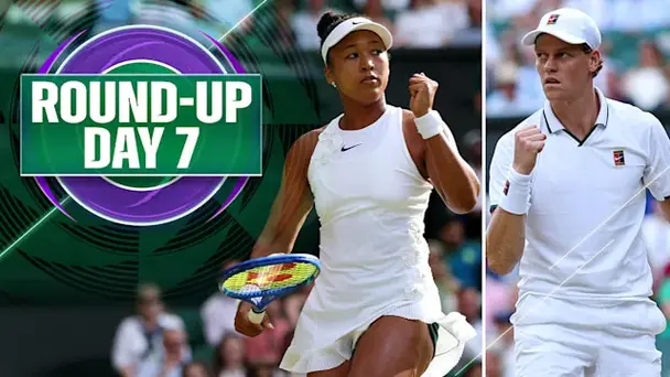 Osaka's Maiden QF, Sinner Rolls On