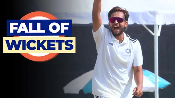 East Zone Fall of Wickets vs Central Zone: SF, 2nd Innings