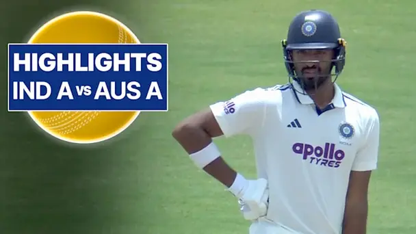 1st Multi-day Match: IND A vs AUS A, Day 3 Highlights
