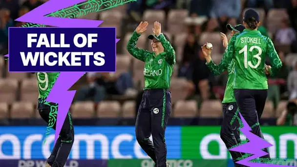 ENG Fall of Wickets vs IRE
