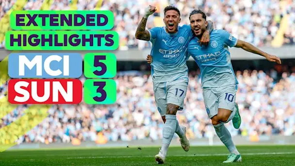 Manchester City vs Sunderland: Extended Highlights