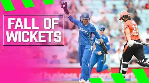 SunRisers Leeds Fall of Wickets vs MI London