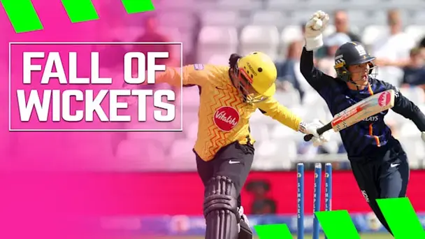 Trent Rockets Fall of Wickets vs London Spirit