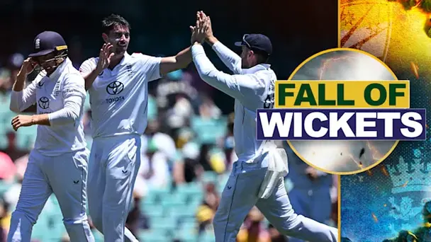 AUS Fall of Wickets vs ENG: 5th Test, 2nd Inns