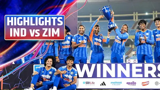 India W vs Zimbabwe W: 3rd T20I, Highlights