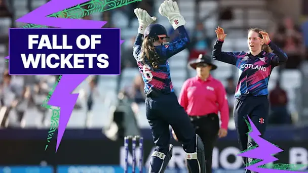 WI Fall of Wickets vs SCO