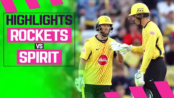 Trent Rockets vs London Spirit: Highlights