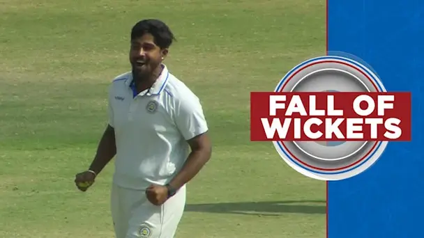 Punjab Fall of Wickets vs Goa, 2nd Inns