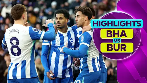 MW 20: Brighton 2-0 Burnley