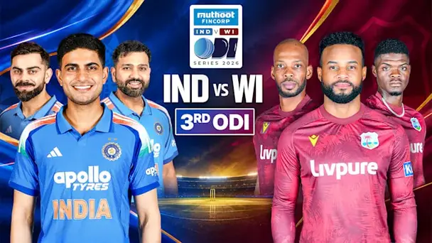 India vs West Indies: 3rd ODI
