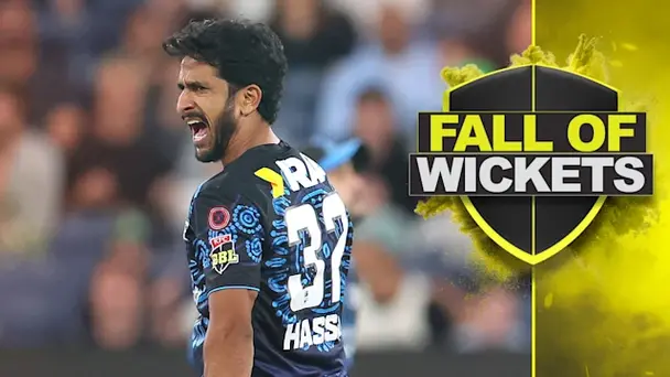 Melbourne Stars Fall of Wickets vs Adelaide Strikers