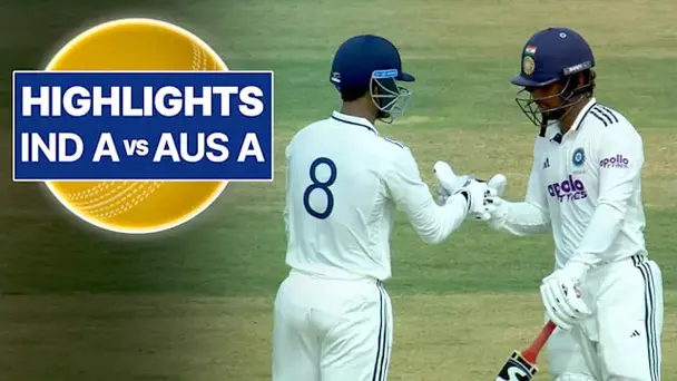 1st Multi-day Match: IND A vs AUS A, Day 1 Highlights