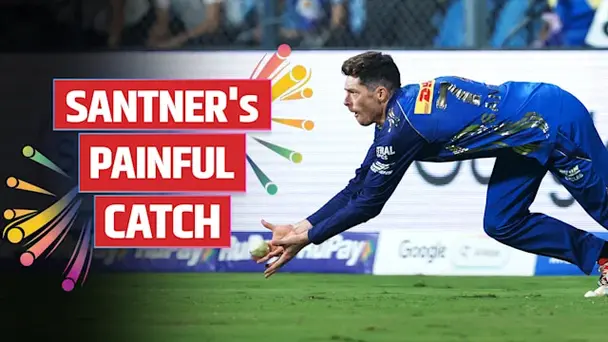 Santner Pays Big Price for a Stunner