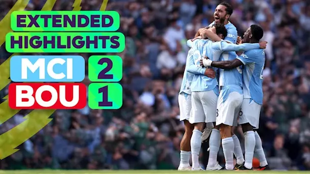 Manchester City vs Bournemouth: Extended Highlights