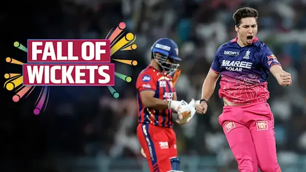 LSG Fall of Wickets vs RR