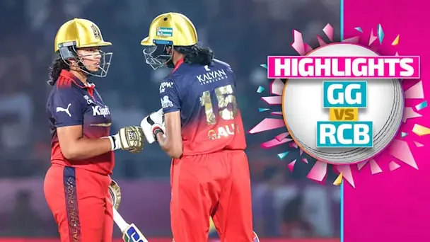 GG vs RCB: Highlights