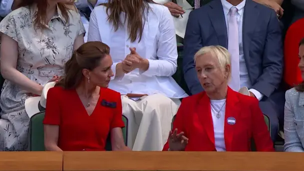 Champions Grace Wimbledon Final