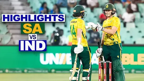 SA W vs IND W: 1st T20I, Highlights