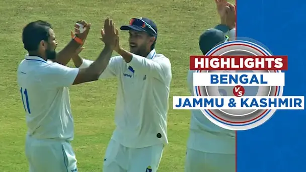 SF: Bengal vs Jammu and Kashmir - Day 3 Highlights