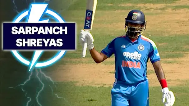 Shreyas Brings Up a Brilliant Fifty