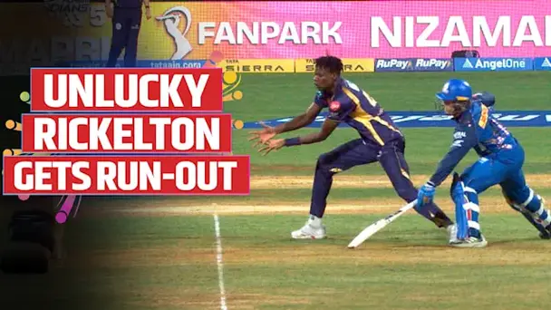 Rickelton Gets Blocked, Run-out!