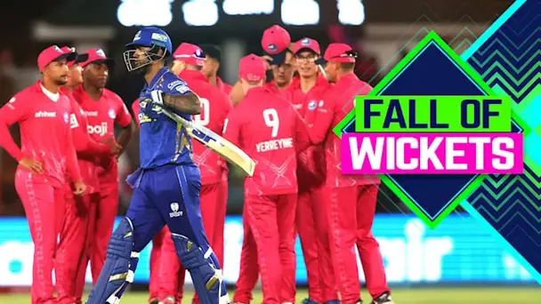 MICT Fall of Wickets vs PR