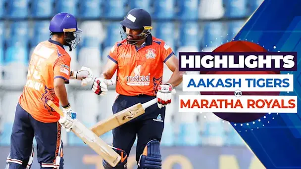 Aakash Tigers MWS vs MSC Maratha Royals: Highlights