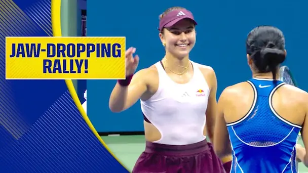 Eala Stuns Jovic with an Incredible Point