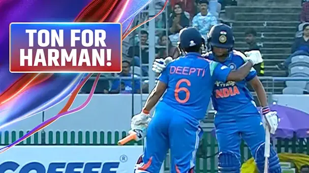 100*! Harmanpreet Century Lifts India