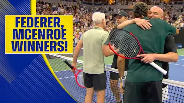 Federer, McEnroe: Exhibition Winners!