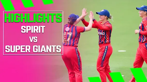 London Spirit vs Manchester Super Giants: Highlights