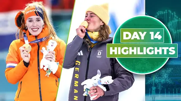 Winter Olympics: Day 14, Highlights