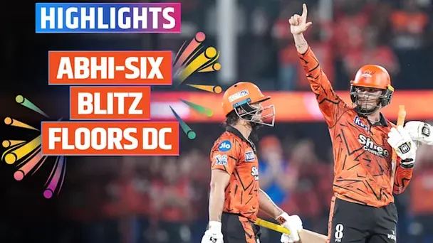 SRH vs DC: Highlights