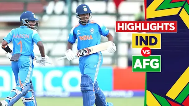 India vs Afghanistan, SF 2: Highlights