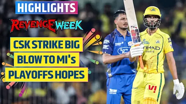 CSK vs MI: Highlights