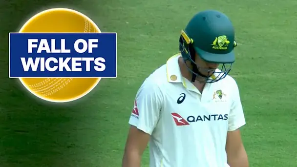 AUS A Fall of Wickets vs IND A: 2nd Test, 1st Inns