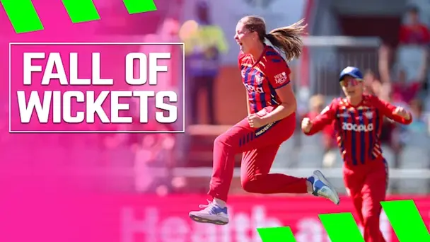 Trent Rockets Fall of Wickets vs Manchester Super Giants