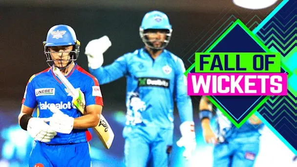 DSG Fall of Wickets vs PC