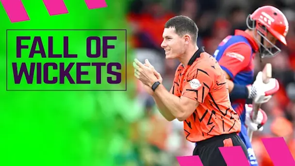 Southern Brave Fall of Wickets vs SunRisers Leeds