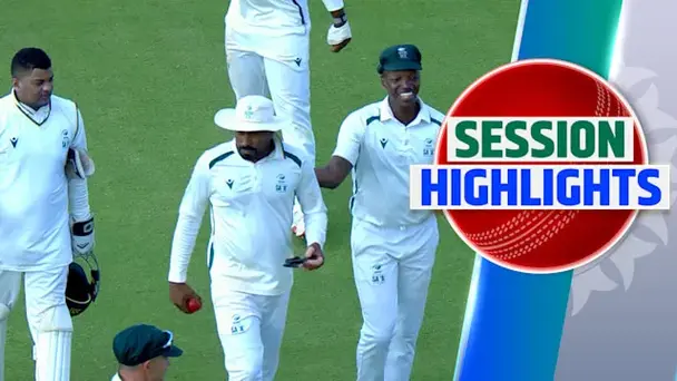 IND A vs SA A: 1st Unofficial Test - Day 2, 3rd Session Highlights