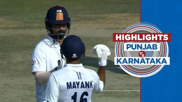 Punjab vs Karnataka: Day 2, Highlights