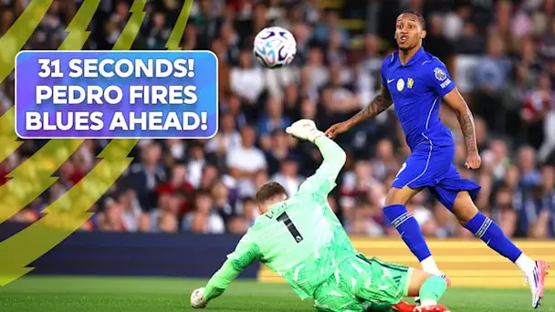 1-0 Chelsea! Pedro Lobs It Over Leno