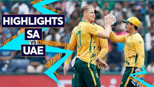 South Africa vs UAE: Highlights