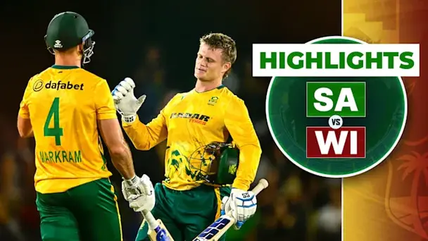 SA vs WI: 1st T20I, Highlights