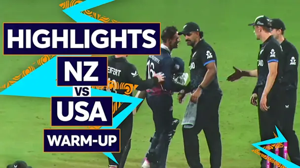 New Zealand vs USA:  Warm Up, Highlights