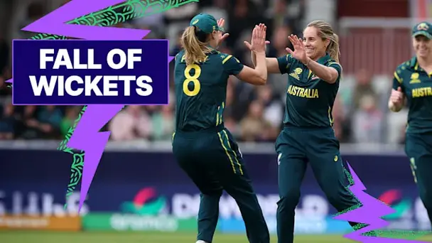 SA Fall of Wickets vs AUS